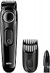 Braun BT3020 Men's Beard Trimmer, Cordless & Rechargeable $12