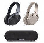 Sony Wireless WH-1000XM2 NC Headphones with Bluetooth Speaker Bundle $238