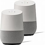 2-pack Google Home Voice-Activated Speakers $140