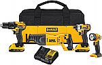 DEWALT 4-Tool 20-Volt Max Lithium Ion Cordless Combo Kit $229