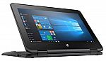 HP 11.6" ProBook x360 11-G1 EE HD Touchscreen Convertible Laptop (N3350 Dual-Core 4GB 128GB SSD) $280
