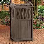 Suncast Resin Wicker Trash Hideaway $33.15