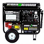 DuroStar 10000 Watt Hybrid Dual Fuel Portable Gas Propane Generator $499