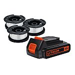 BLACK+DECKER LBXR2020 20V Battery with 3 Spools $20