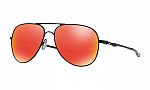 Oakley Elmont Ruby Iridium Sunglasses (4119-0458) Metal