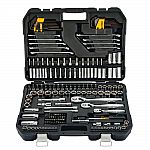 DEWALT 1/4 in. x 3/8 in. Drive Polished Chrome Mechanics Tool Set (200-Piece) $89