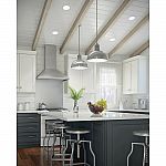 Sea Gull Lighting Traverse LED Lyte 6 in. White Integrated LED Recessed Kit $19 (Org $38)