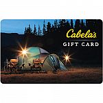 $100 Cabela's Gift Card $80, , and more