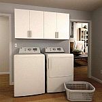 Modifi Horizon or Madison 60 in. W White Laundry Cabinet Kit $199 (Save 58%)