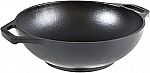 Lodge 9" Cast Iron Mini Wok w/ Dual Handles $16