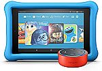 Echo Dot Kids Edition + Fire HD 8 Kids Edition $160, Echo Dot Kids Edition variety pack $130 and more