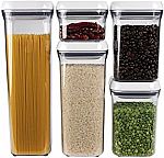 OXO Good Grips 5-Pc Airtight Food Storage POP Container Value Set $35