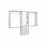 Martha Stewart Living 72" x 96" Classic White Ultimate Closet Kit $282 and more