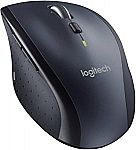 Logitech M705 Marathon Wireless Laser Mouse, Black (910-001935) $16.89
