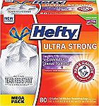 80-Ct 13-Gal Hefty Ultra Strong Trash Bags (Lavender Vanilla) $8.65 & More