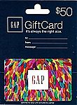 $50 Gap Gift Card $40 and more