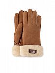 UGG Turn-Cuff Sheepskin-Trimmed Leather Gloves $40 (Org $155) + Free Shipping with Shoprunner