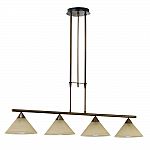 Eglo Madai 4-Light Bronze Hanging Island Light $20 (89% Off),  1-Light Bronze Hanging Pendant w/ Glass Shade $10 (93% Off) + Free Shipping