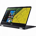 Acer 2-in-1 14" Refurbished Touch-Screen Laptop (i7-7Y75 8GB 256GB SSD FHD) $495