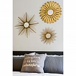 Daria Sunburst Metal Wall Mirror Set of 3 $59 (50% Off) & More Home Decoration + Free Shipping