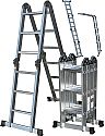 12' Lightweight Multi-Purpose Aluminum Folding Ladder $65.69