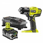 Ryobi 18-Volt ONE+ Impact Wrench Kit $129