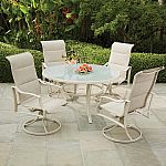 Hampton Bay Statesville Shell 5-Piece Aluminum Outdoor Dining Set $249 (Was $599) and More