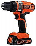 Black & Decker 20V MAX Lithium 2 Speed Drill/Driver $40 and more
