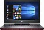 Dell 15.6" Inspiron 15 7000 1080p Laptop (i7-7700HQ 8GB 128GB+1TB GTX 1050Ti) $700
