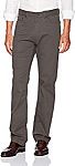 Haggar Men's Stretch Comfort Twill Expandable Waist 5-Pocket Relaxed Fit $5.60 