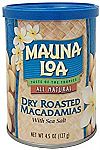Mauna Loa Macadamias, Dry Roasted with Sea Salt, 4.5 oz $5.62
