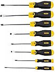 Stanley 8-Piece Cushion Grip Screwdriver Set (Magnetic Tips) $11.45 (54% Off)
