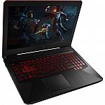 ASUS 15.6" TUF Gaming FX504GE Laptop (i7-8750H 8GB 128GB+1TB SSHD 1050 Ti) $799