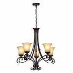 Home Depot: Up to 75% Off Chandeliers: Hampton Bay Essex 5-Light Aged Black Chandelier $42.50 (orig. $170) & More