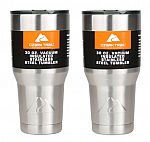 2-Pk 30oz Ozark Trail Double-Wall Vacuum Sealed Tumblers $7.96