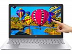 HP Pavilion 15.6" HD Touch Laptop (i7-7500U 12GB 1TB) $450