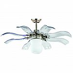 Vento Fiore 42 in. White Retractable Ceiling Fan $100 (Org $399)
