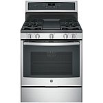 GE Profile 5-Burner Freestanding 5.6-cu ft Self-cleaning Convection Gas Range (Stainless Steel) $299 (Regular - $1199)