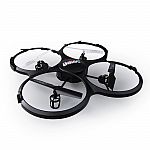 UDI U818A 2.4GHz 4 CH 6 Axis Gyro RC Quadcopter (w/ Camera, Battery, Remote) $15