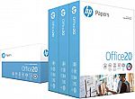 HP Printer Paper, 3 Ream Carton $10.50