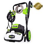 Greenworks 1800-PSI 1.1-Gallon-GPM Cold Water Electric Pressure Washer $99 and more