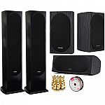 Pioneer 2-Pack Andrew Jones Designed Floorstanding Loudspeaker Speaker Bundle $289