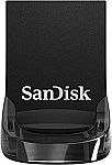 SanDisk 256GB Ultra Fit USB 3.1 Flash Drive - SDCZ430-256G-G46 $39.99