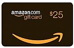 $25 Amazon Gift Card + $5 Credit $25 (Prime Deal)