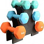 BalanceFrom GoFit All-Purpose Dumbbells (32 pounds with stand) $29.59
