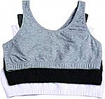 3-Pack Fruit of the Loom Girls' Cotton Built-up Sport Bras $5.06 (Org $14)