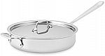 All-Clad Stainless Steel Tri-Ply 3-Quart Saute Pan with Lid $80