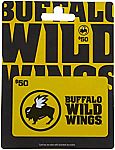 $50 Buffalo Wild Wings Gift Card $40