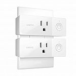 2-Pack Belkin WeMo Mini Wi-Fi Smart Plugs $32