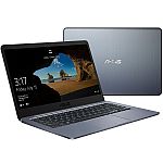 ASUS 14.0" HD Thin & Light Laptop (Celeron N3060 4GB 64GB 2.90lbs) $229